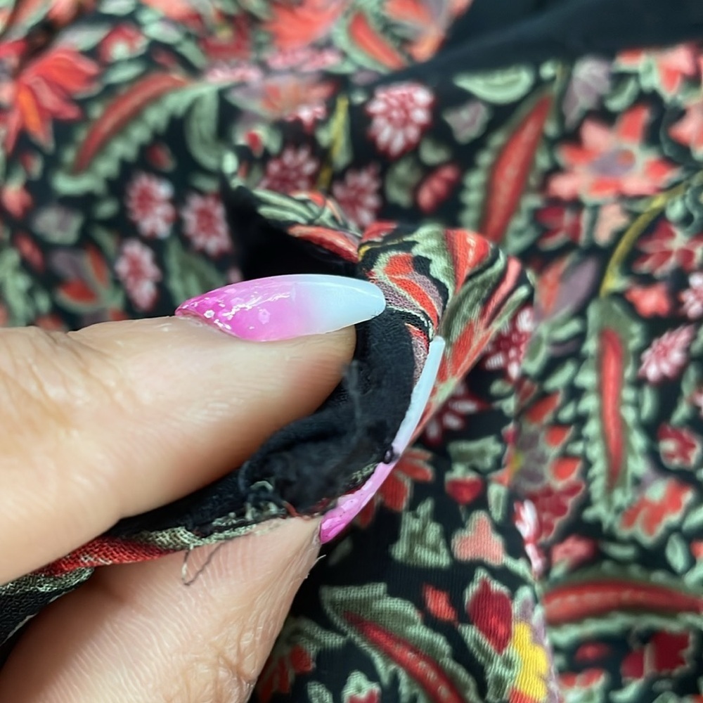 Flaw // Urban Outfitters Bleecker Sheer Sleeve Wrap Dress - Picture 10 of 11